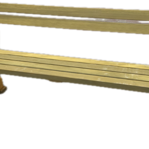 Masivna klop z naslonom